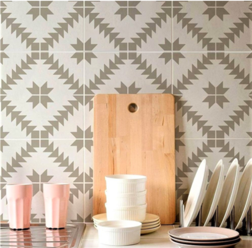 rivestimento per cucina effetto shabby chic